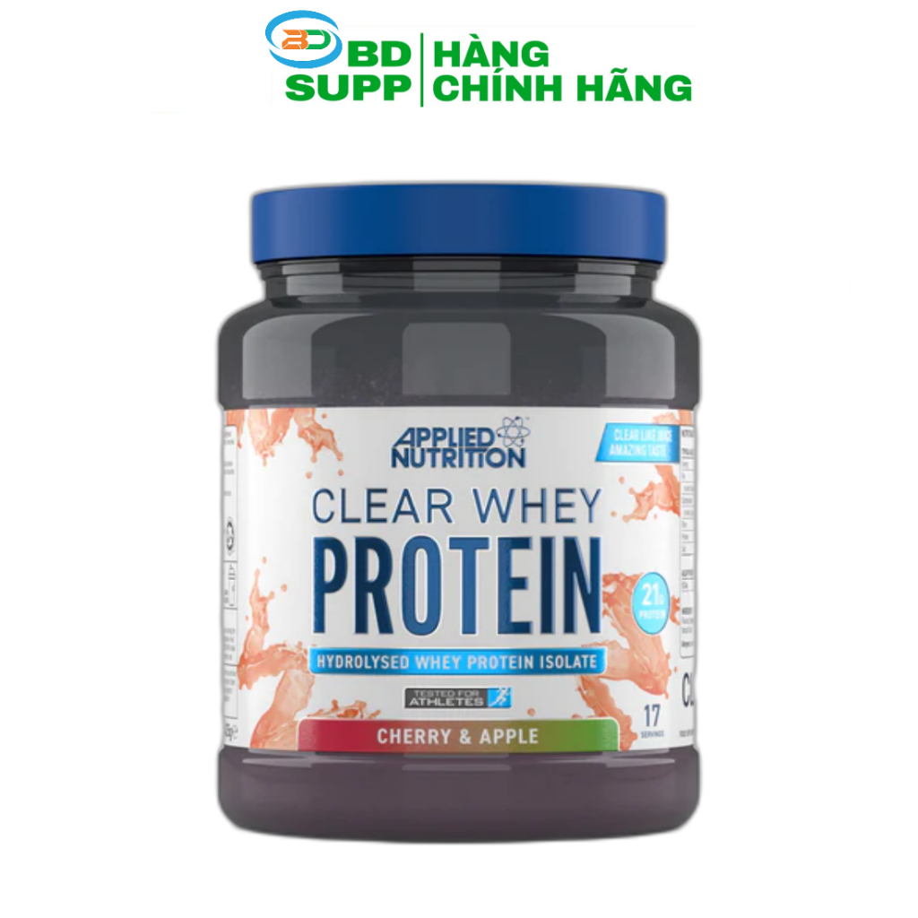 Applied CLEAR WHEY  Hydrolyzed Whey Protein Isolate, 425G (17 Servings), Hỗ Trợ Xây Dựng Cơ Bắp