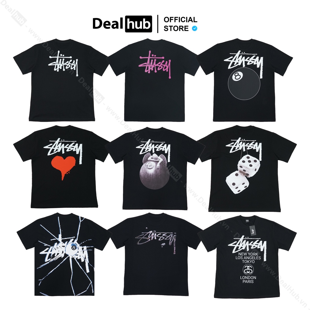 Áo Thun Stussy Nhiều Mẫu Hot Trend In 3D Kỹ Thuật Số