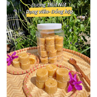 Đường thốt nốt nguyên chất- Dạng viên- Đóng hũ