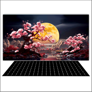 Tranh 3d decal có sẵn keo, tranh dán bể cá thủy sinh, bể cá rồng