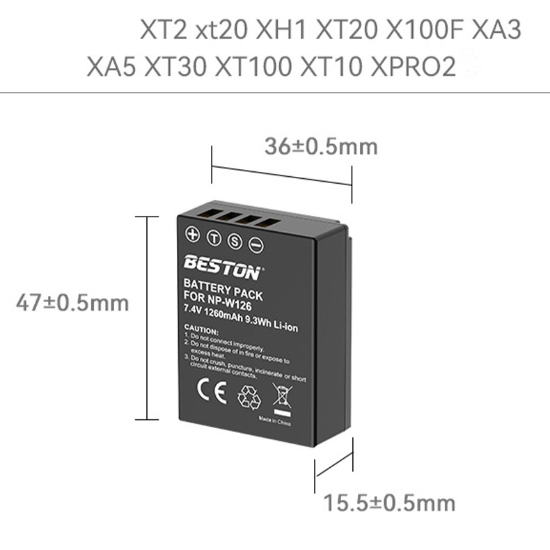 Pin máy ảnh Fujifilm NP-W126