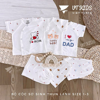 Bộ ngắn hoa văn cúc lệch minky mon