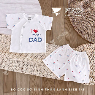 bộ ngắn hoa văn cúc lệch minky mon