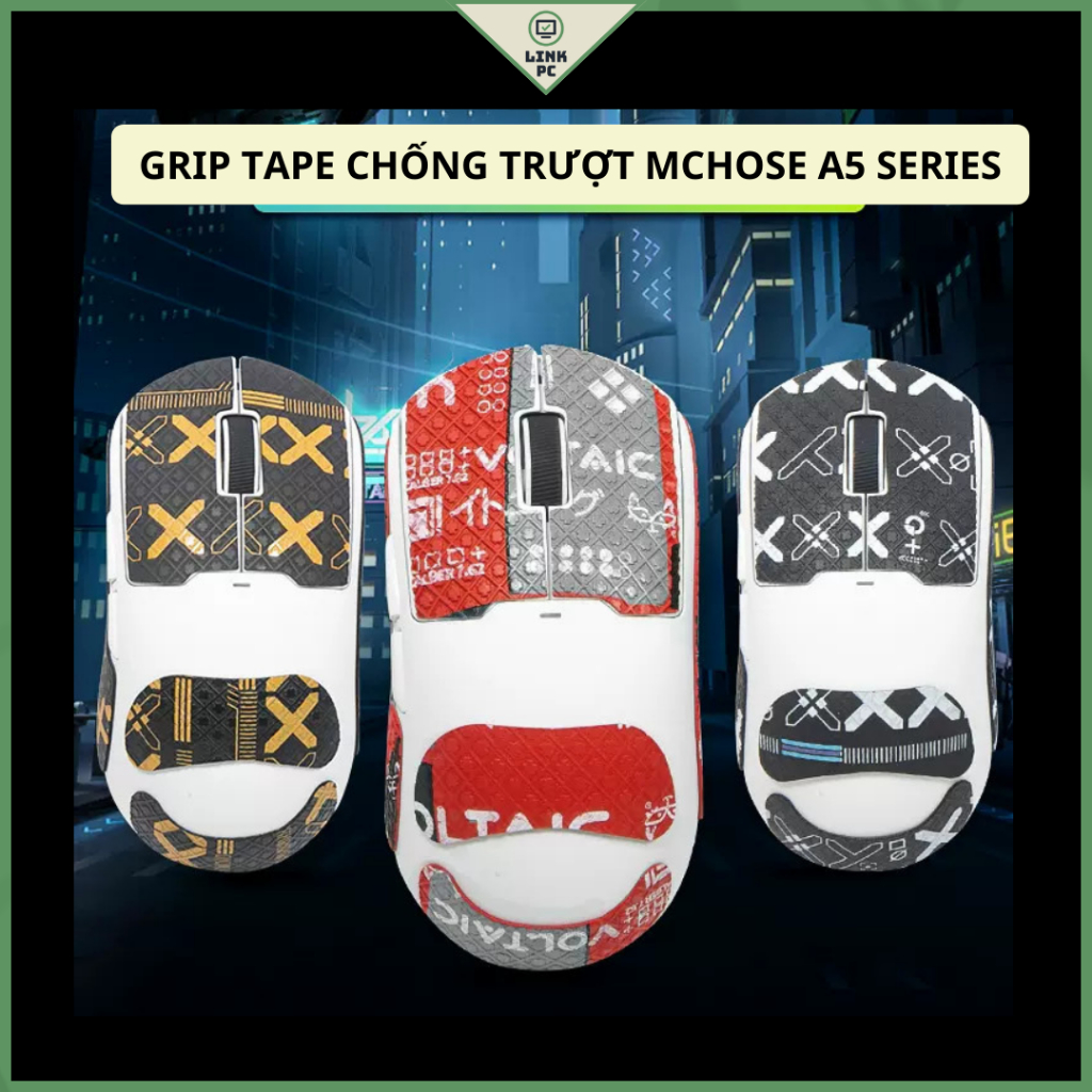Miếng Dán Chống trượt | Grip Tape Chống Trượt Cho Chuột Mchose a5/a5 pro/a5 promax