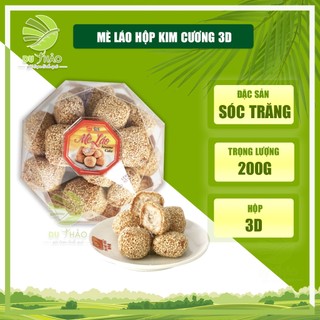 Bánh mè láo Tân Huê Viên xốp giòn tan 200g, mè láo 3D đặc sản Sóc Trăng