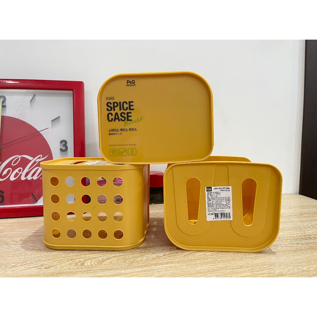 Giỏ đựng gia vị, đồ dùng bếp Spice Case house Lock&Lock 650ml treo tường tiện dụng 18x13x13cm