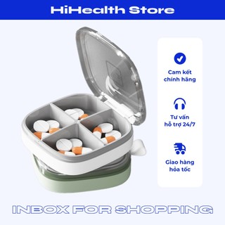 Hộp đựng thuốc mini kích thước nhỏ gọn,4-6 Ngăn,Thuận tiện khi mang đi du lịch 