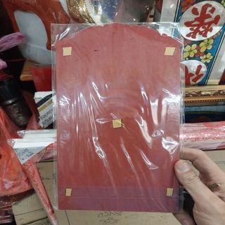bài vị đỏ bàn thiên ( nhựa )