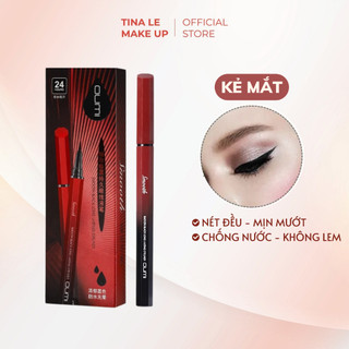 Kẻ mắt OUMI đầu lông dễ kẻ, chống lem, chống trôi, bền màu 24 giờ