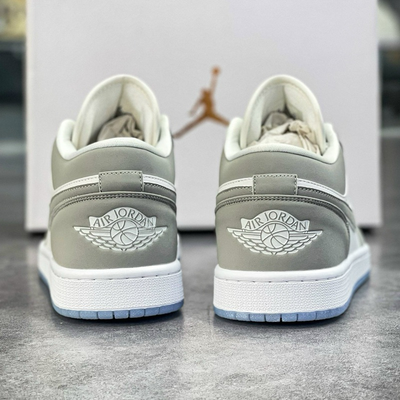 Giày thể thao cổ thấp | Jordan 1 Low Wolf Grey Cao cấp