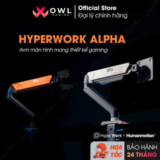 Giá treo / ARM màn hình HyperWork Alpha - Arm gaming đến từ HyperWork hợp tác với HumanMotion