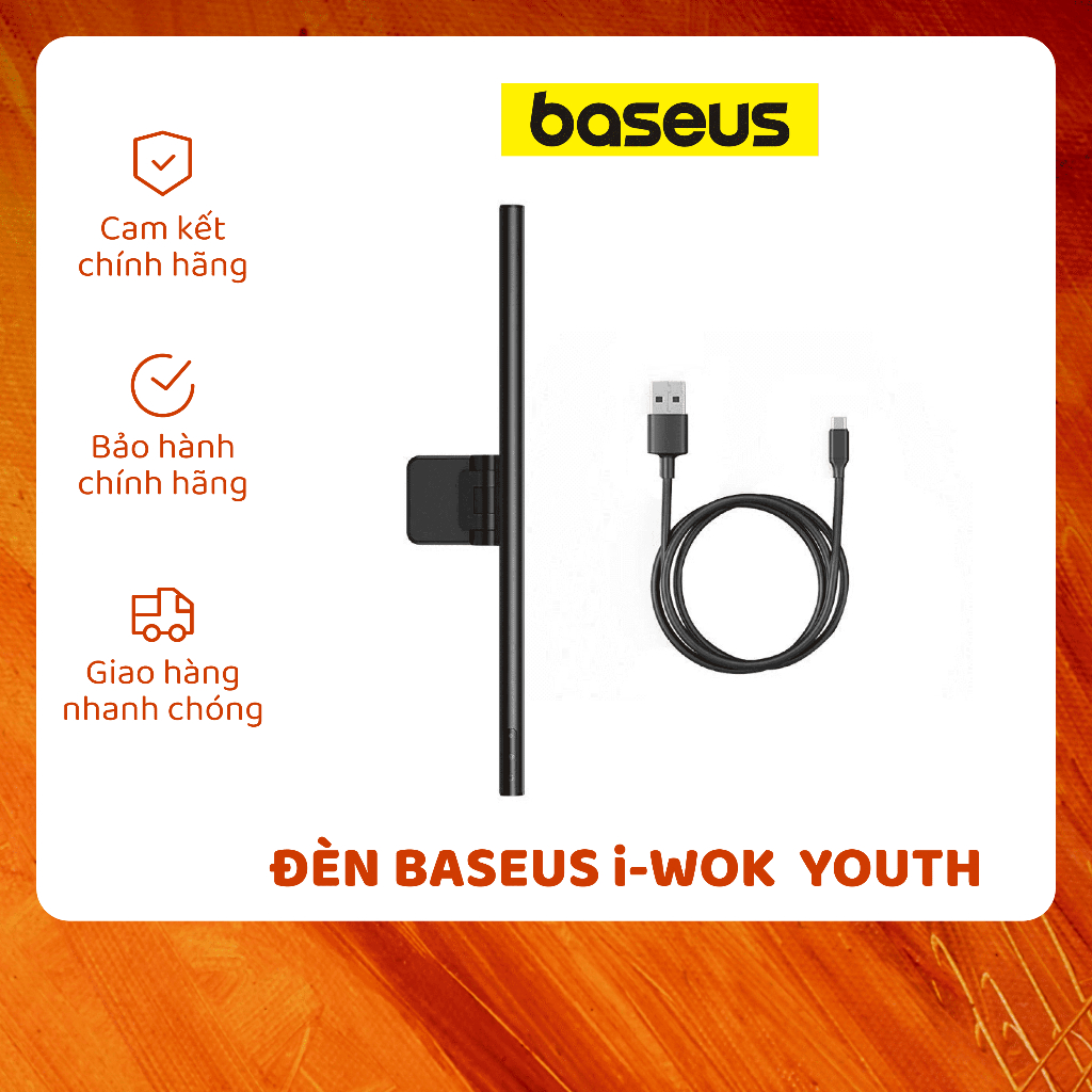 Đèn treo màn hình bảo vệ mắt Baseus i-Wok Series (i Wok Youth Edition, i Wok Pro Edition 3 Chế độ sáng)