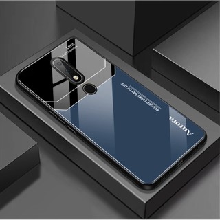Ốp lưng kính bóng nokia 6.1 plus phiên bản mới