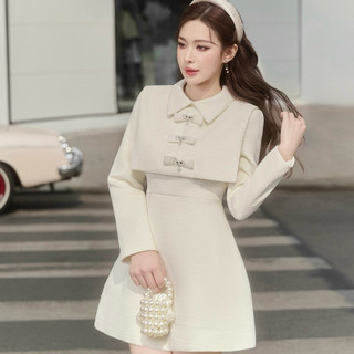 LAGOM - Đầm kiểu nữ tay dài kèm nơ đá (TANSY DRESS)