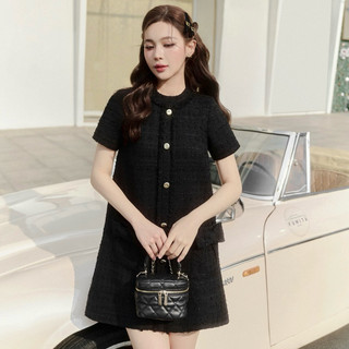 LAGOM - Đầm kiểu nữ form rộng phối túi nơ (LAUREL DRESS)