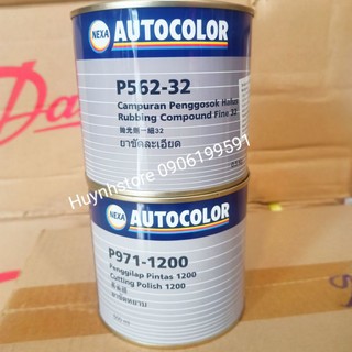 Bát đánh bóng sơn xe autocolor p971-1200 p562-32 500gr