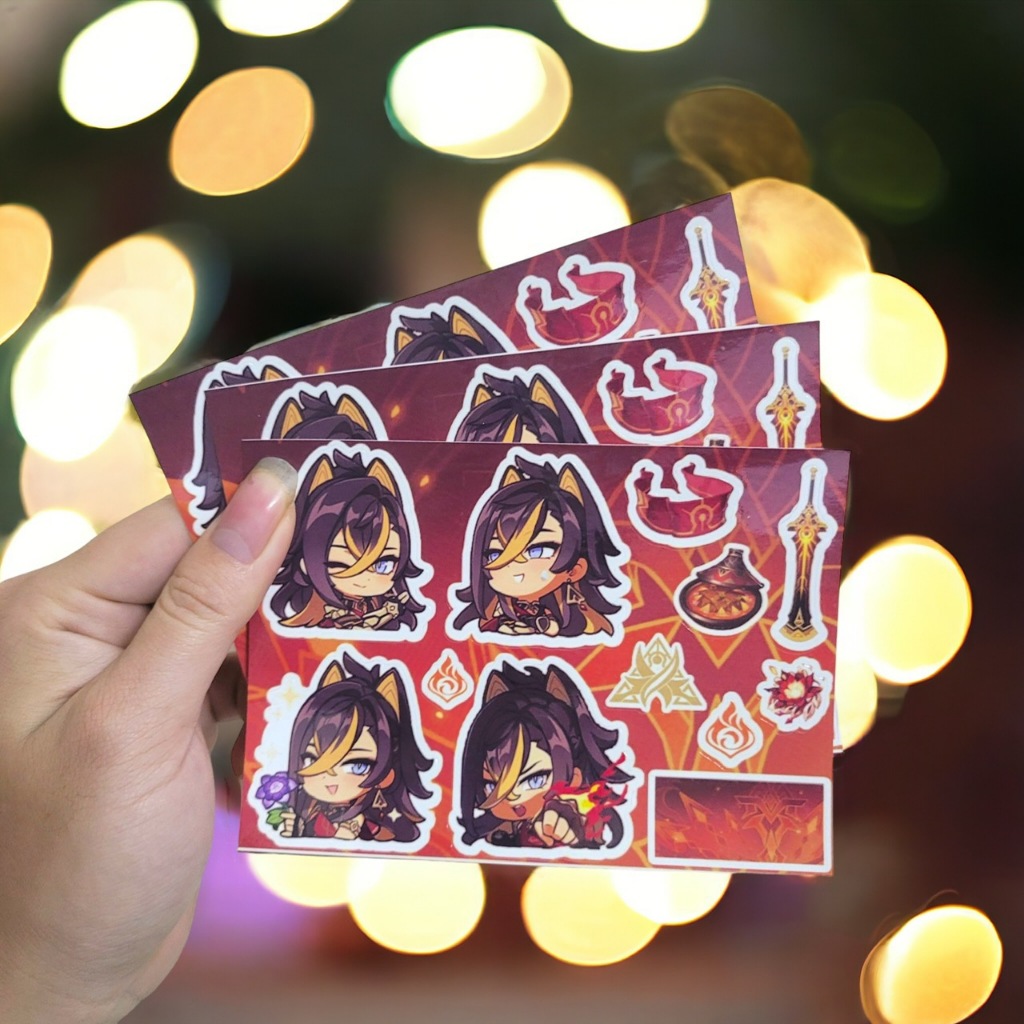 ẢNH SHOP CHỤP ⭐️ Sticker Genshin Impact Nhân Vật Dehya [ KHỔ A6] - Cán Màng Bảo Vệ Ảnh - Cắt Bế Sẵn 