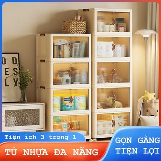Tủ nhựa gấp gọn thiết kế hiện đại
