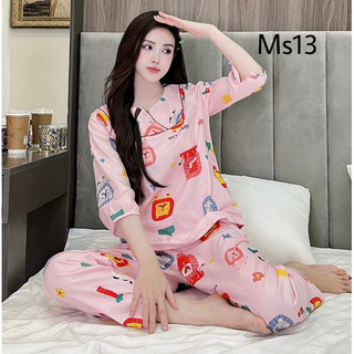 Đồ bộ mặc nhà ,chất liệu vải thô kate mềm
