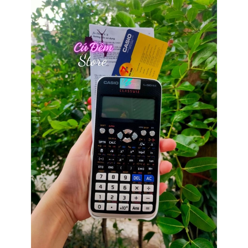 Máy Tính FX-580 VNX (521 Phép Tính) - Màu Đen - Made in ThaiLan - Chuyển đổi Tiếng Việt - Chiến Binh Store