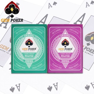 Bài poker gem hydra 100% plastic cao cấp 2024