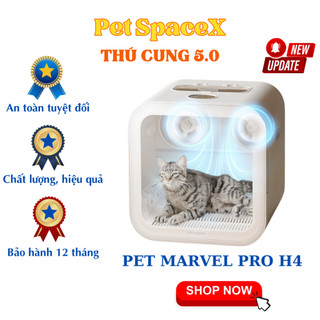 Chuồng sấy thú cưng tự động PET Marvel PRO H4 công suất lớn 2 motor