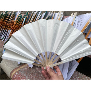 Quạt giấy màu trắng ( sỉ sll và cực lớn ib )
