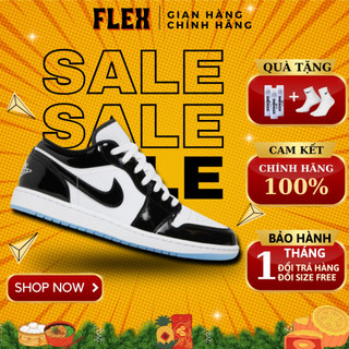 Giày thể thao nike air jordan 1 low concord dv1309-100 chính hãng cho nam nữ, jordan 1 low real fullbox flex shop