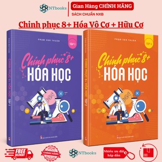 Combo 2 cuốn sách chinh phục 8+ hóa học