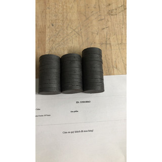 Nam châm Ferrite tròn nhiều kích thước 10x2mm 12x5mm, 15x4mm, 20x3mm, 20x5mm, 30x5mm