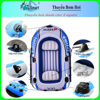 Thuyền hơi câu cá nhập khẩu Intime kich thước  231*130cm , thuyền hơi du lịch dã ngoại , kayak thuyền phao cao xu