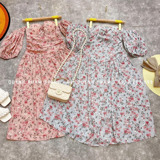 Đầm Hoa Thiết Kế Free Size Thanh Lý ( new 100%)