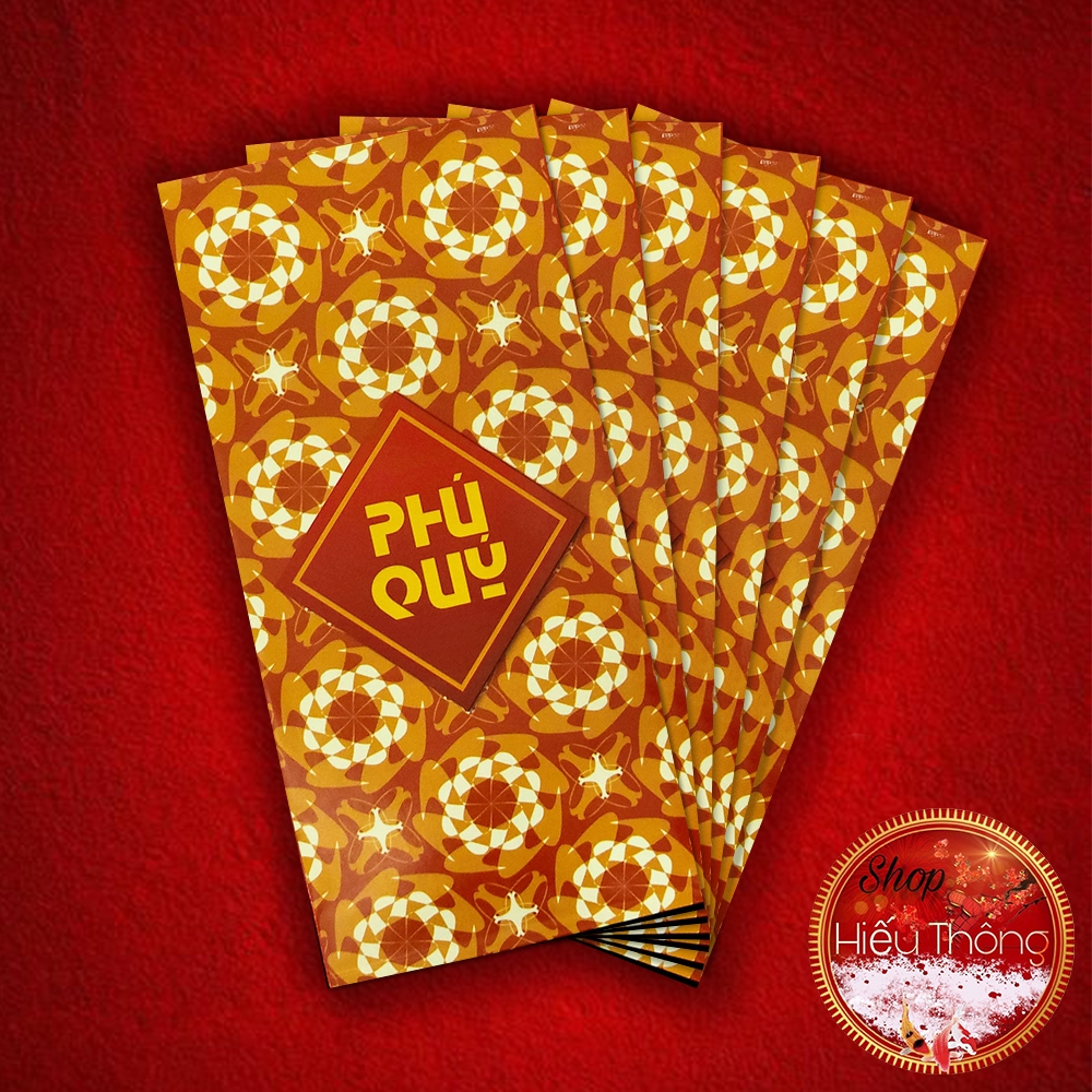 Bao lì xì tết size 16.5 x 8cm