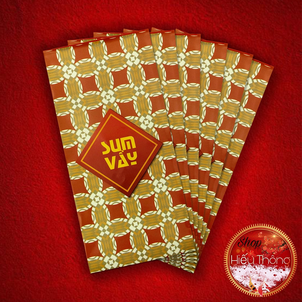 Bao lì xì tết size 16.5 x 8cm