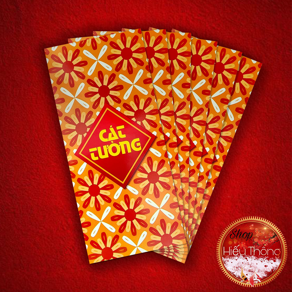 Bao lì xì tết size 16.5 x 8cm