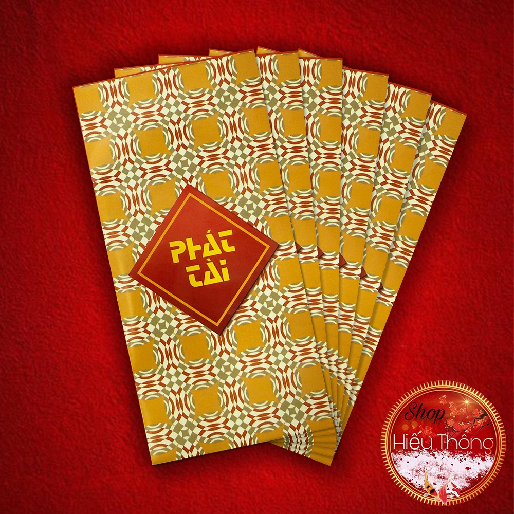 Bao lì xì tết size 16.5 x 8cm