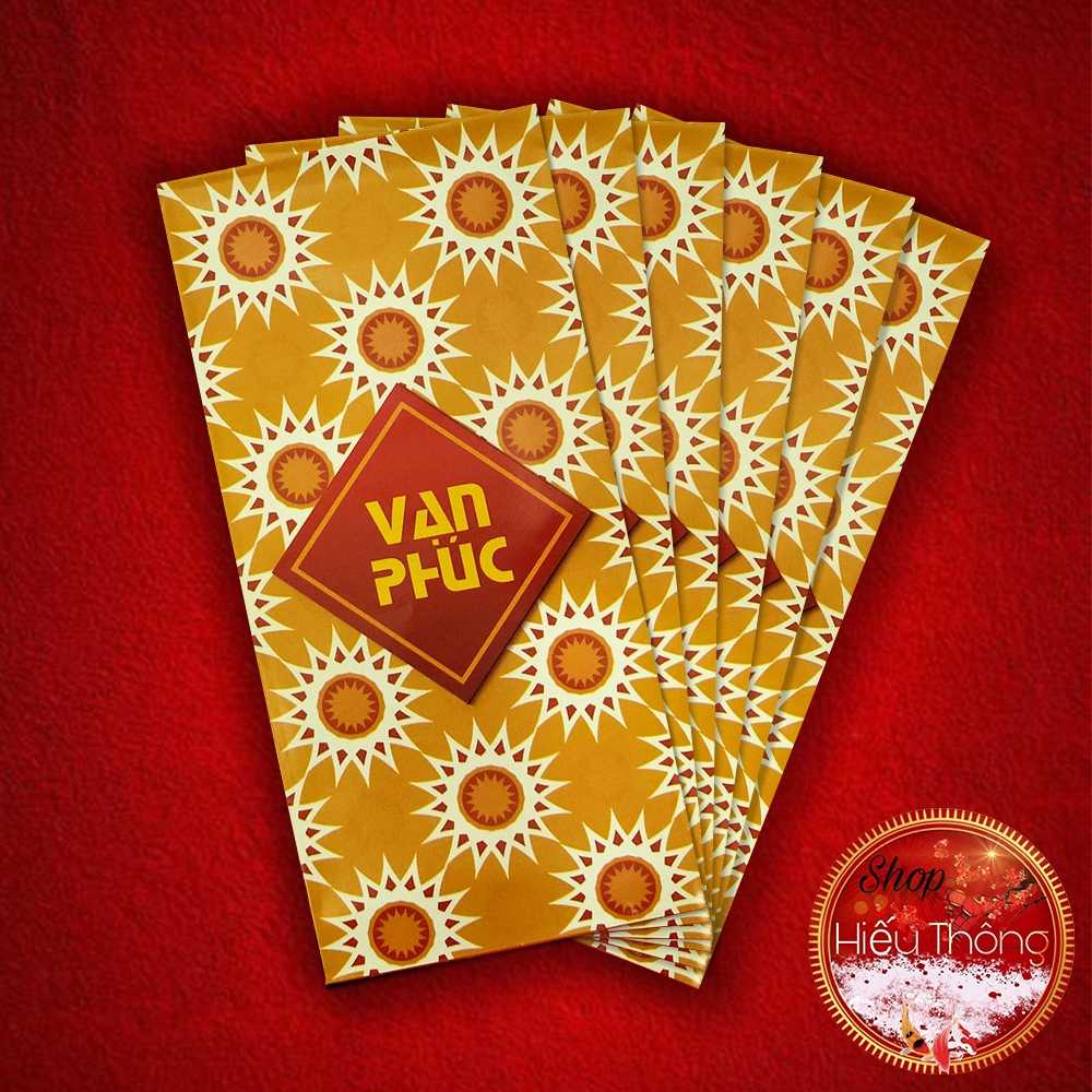 Bao lì xì tết size 16.5 x 8cm