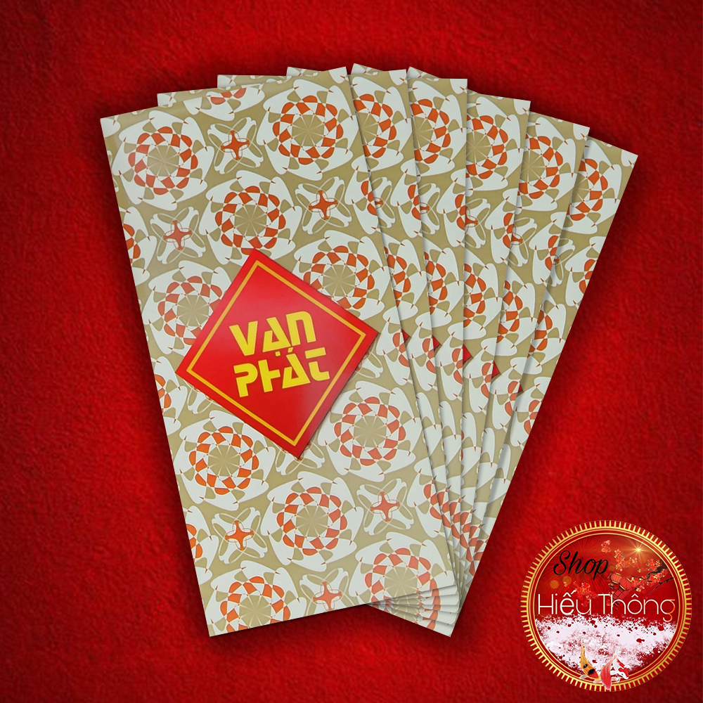 Bao lì xì tết size 16.5 x 8cm