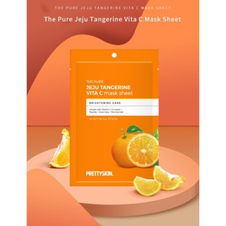 Mặt nạ vita C the pure jeju tangerine vita C Pretty Skin
