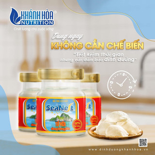 🆘 Yến Sào Chưng Đường Phèn Cao Cấp 12% - Khánh Hòa Nutrition - Lọ 70 ML