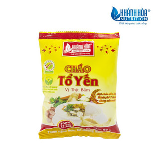 🆘 Thùng Cháo Tổ Yến Vị Thịt Bằm Khánh Hòa Nutrition (Thùng 30 gói x gói 50G)