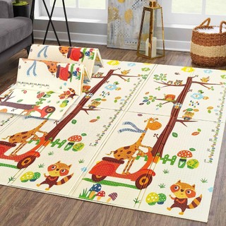 CHỌN MẪU - Thảm xốp gấp gọn xpe 2 mặt trải sàn cho bé bò chống thấm chọn mẫu loại 1 Chiếu Ngủ Văn Phòng 1,8x2m