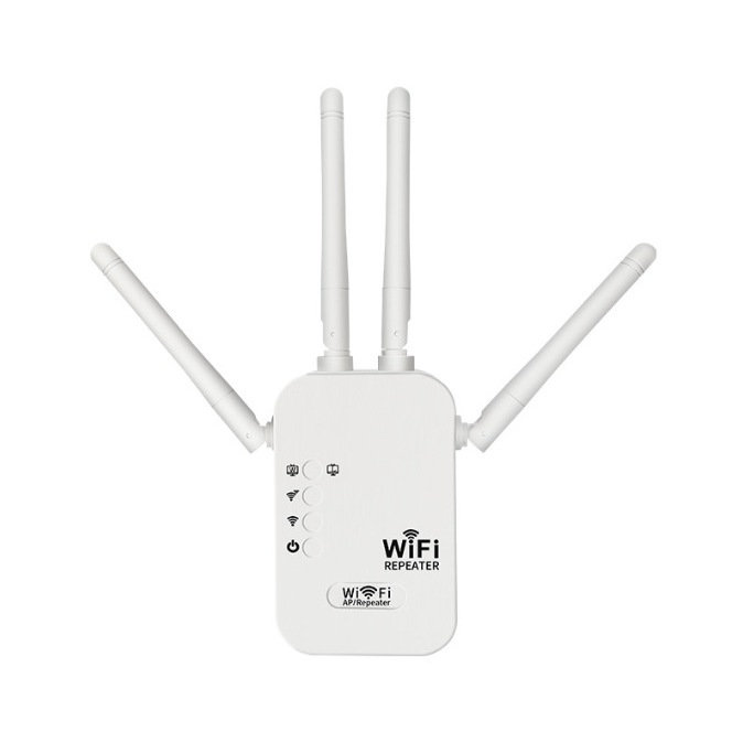 Kích sóng Wifi 4 râu tốc độ cao 300Mbs đổi mật khẩu gốc Mở rộng vùng phủ sóng Có cả phát Wifi từ dây Lan 1200Mbs | BigBuy360 - bigbuy360.vn