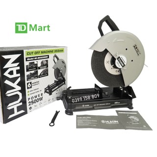 Máy cắt sắt hukan hk-mcs2500w đế dày công suất 2500w tặng đĩa cắt 355mm