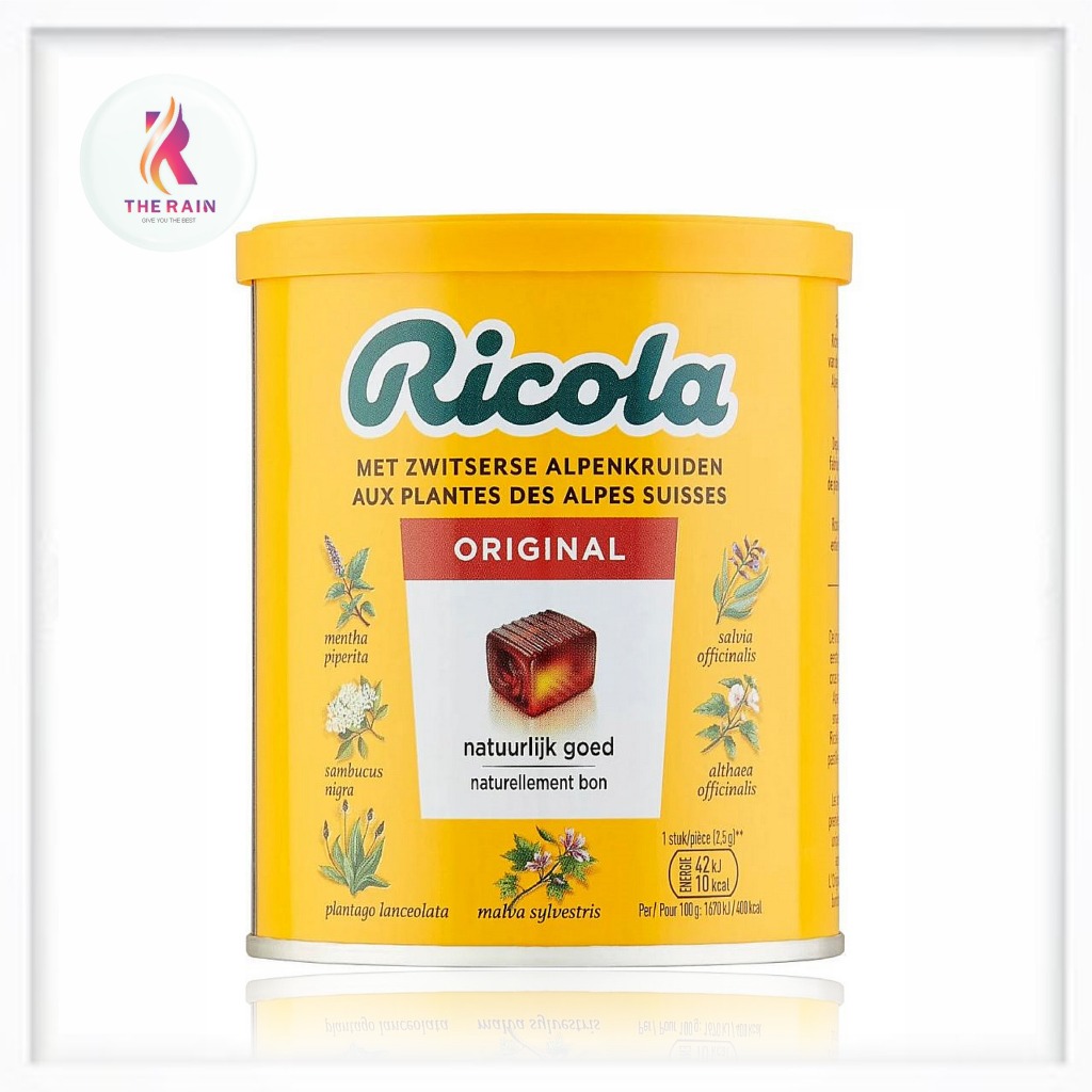 Kẹo ngậm ho thảo mộc Ricola Original chính hãng Thụy Sĩ