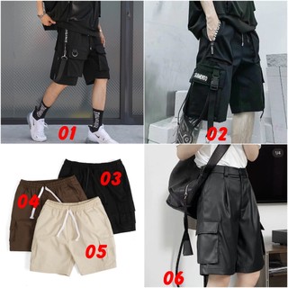 Quần Short Kaki Nam Nữ Túi Hộp Unisex Chất Dày Dặn Không Xù