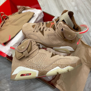 Giày Travis Scott x Air Jordan 6 Retro ‘British Khaki’ | Cao cấp