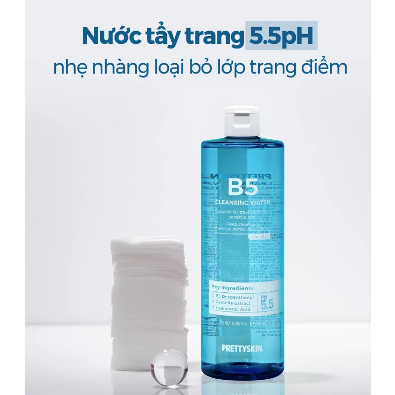 Nước tẩy trang B5 Cleansing water (500ml)
