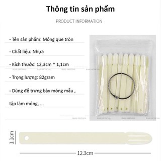 Móng que tập sơn - móng giả tập vẽ và sơn móng