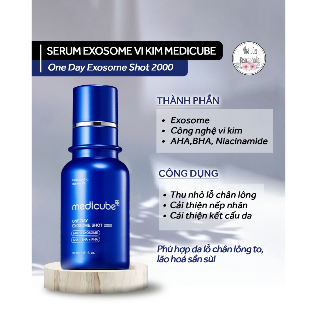 Serum tế bào gốc MEDICUBE ONE DAY EXOSOME SHOT 2000
